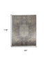 4' X 5' Tan And Gray Oriental Distressed Area Rug